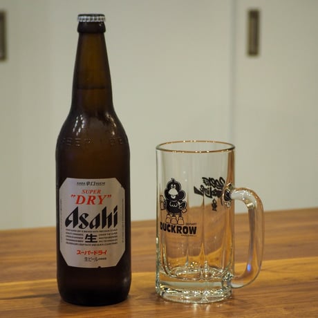 DUCKROW DEPART, BEERはGASOLINEビールジョッキ