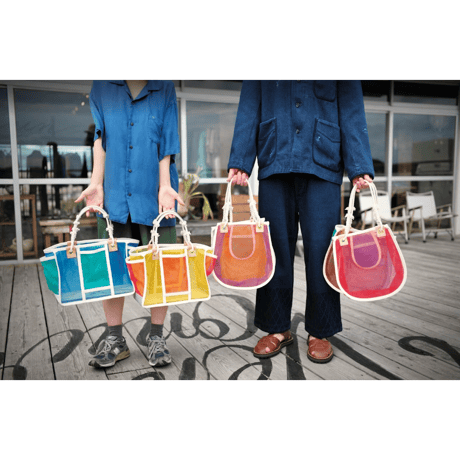 TARASUKIN BONKERS, みかん網のKNOT bag ''ROUND''