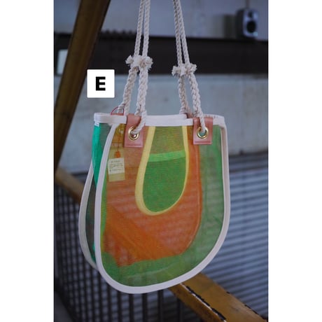 TARASUKIN BONKERS, みかん網のKNOT bag ''ROUND''