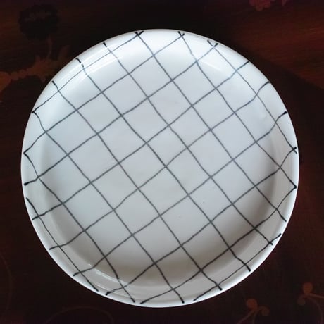 新品⭐️未使用 中囿義光さん 銀彩プレート2枚セットホワイト＆グレー