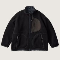 PORTER CLASSIC, FLEECE LINER NYLON ZIP UP JACKET (POLARTEC) / WEATHER MJ CONNECTION