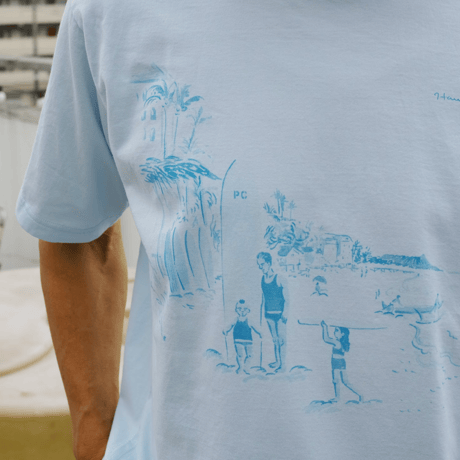 PORTER CLASSIC, T-SHIRT HAWAIIAN LOCAL FAMILY