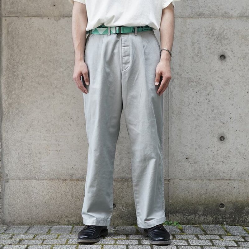 22ss O- N.N.Z. DRILL-CHINOS Wオーレイチョウルイラボ