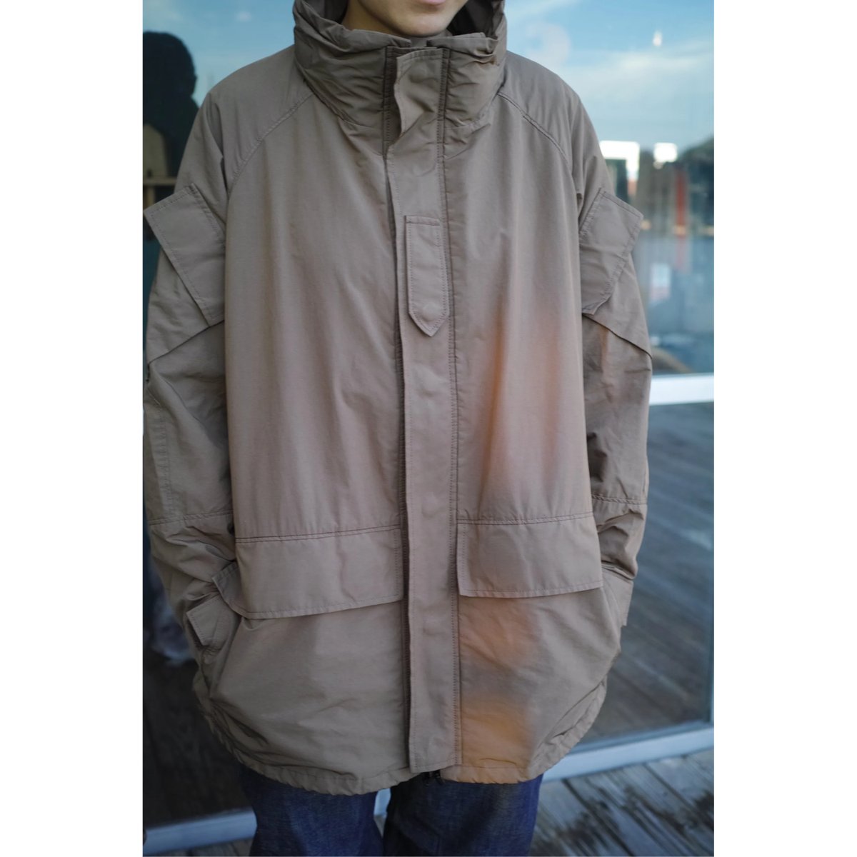 PORTER CLASSIC, WEATHER MILITARY JACKET / LINE