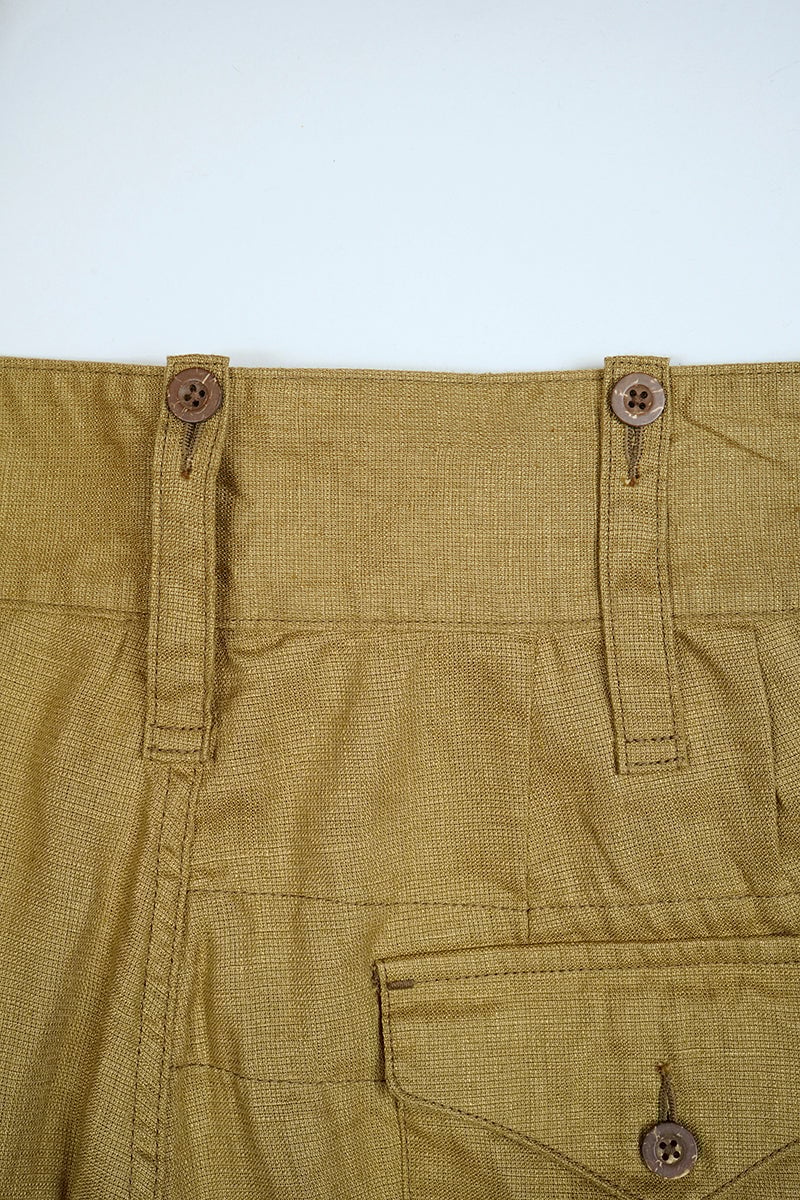 Nigel Cabourn,FIELD SHORT LINEN BASKET | Purveyors