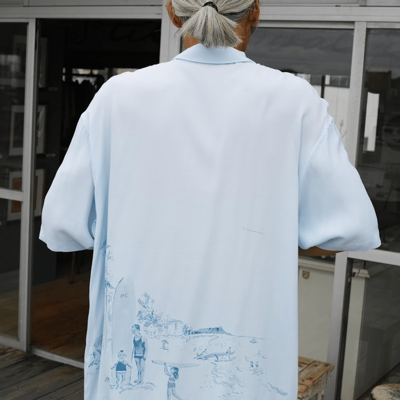 PORTER CLASSIC ハワイ プリント 長袖シャツL ROLL UP HAWAIIAN OUTDOOR SHIRT | PORTER CLASSIC(ポーター