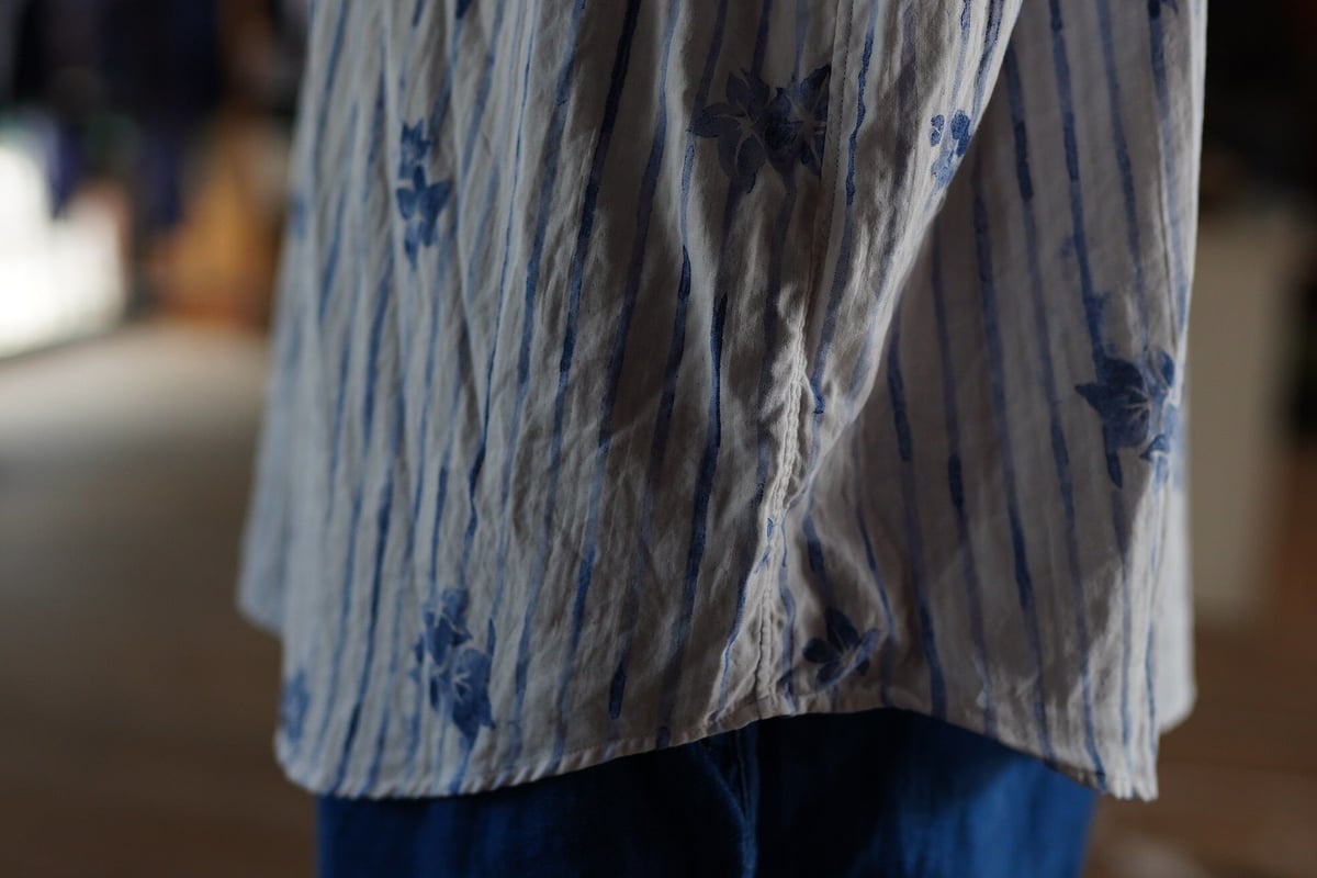 PORTER CLASSIC, ROLL UP 水彩 STRIPE SHIRT | Purve PORTER CLASSIC, ROLL UP 水彩 STRIPE SHIRT | Purve