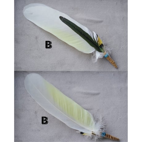 She Dances on Water, Unique and individual Feather Hat Pin