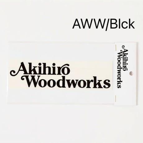 Akihiro Woodworks, Sticker