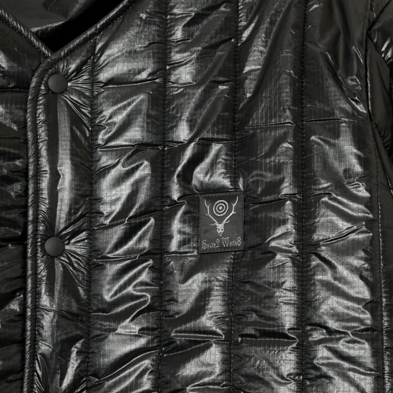 South2 West8, Quilted V CN Cardigan - Nylon Rip South2 West8, Quilted V CN Cardigan - Nylon Rip