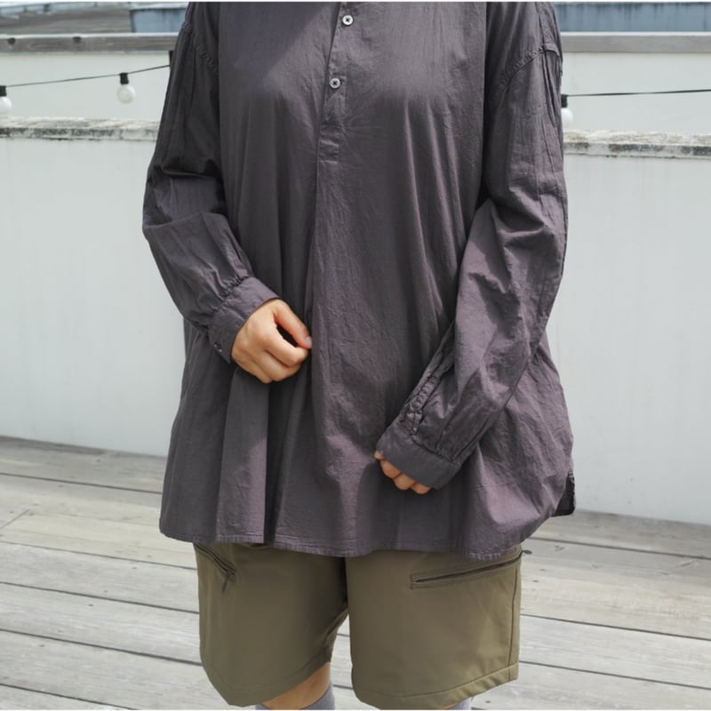 holk コットンリネンシャツ holk, pullover shirt | Purveyors