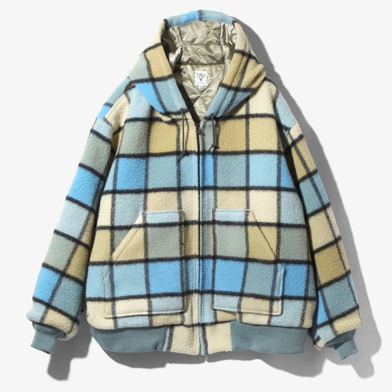 South2 West8, Zipped Work Hoody - Wool Brushed South2 West8, Zipped Work Hoody - Wool Brushed