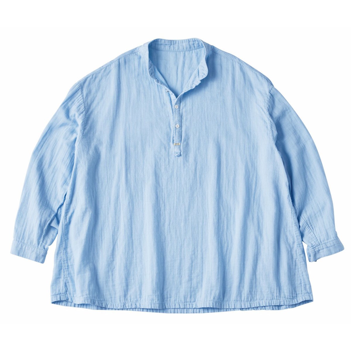 PORTER CLASSIC, SUVIN GOLD GAUZE STAND COLLAR L PORTER CLASSIC, SUVIN GOLD GAUZE STAND COLLAR L