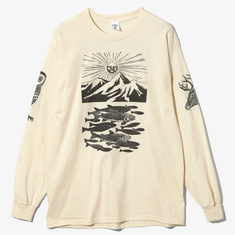 South2 West8 x F.KITAMURA L/S Tee - Cotton Jers