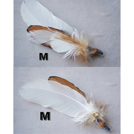 She Dances on Water, Unique and individual Feather Hat Pin