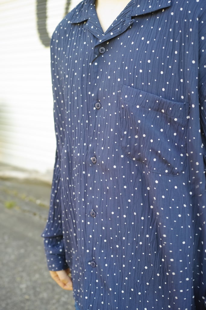 PORTER CLASSIC, ALOHA LONG SHIRT CLASSY DOTS | PORTER CLASSIC, ALOHA LONG SHIRT CLASSY DOTS |
