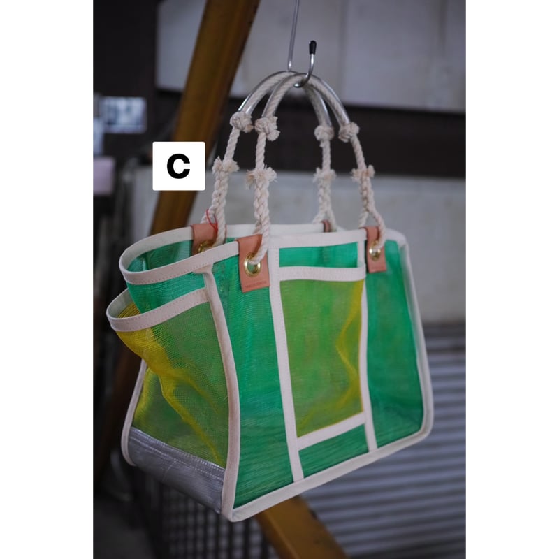 TARASUKIN BONKERS, みかん網のKNOT bag ''TOOL TOTE''