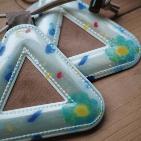 BLUE LUG, triangle reflector (sai flower)