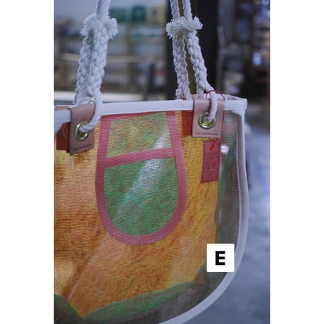 TARASUKIN BONKERS, みかん網のKNOT bag ''ROUND''