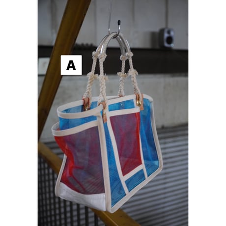 TARASUKIN BONKERS, みかん網のKNOT bag ''TOOL TOTE'' (M)