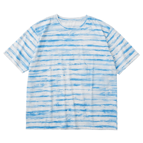 PORTER CLASSIC, ARTIST BORDER T-SHIRT