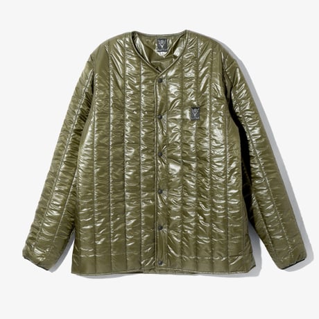 South2 West8, Quilted V CN Cardigan - Nylon Ripstop