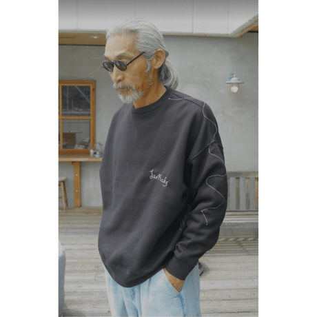 LeeMake, WAVE ST SWEAT(魚刺繍ver)