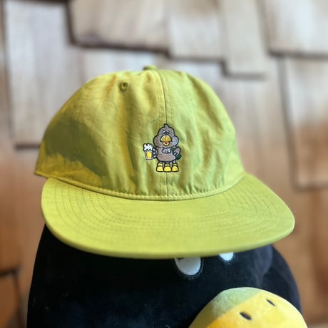 DUCKROW DEPART, DUCKROW 刺繍 FLAT.V CAP