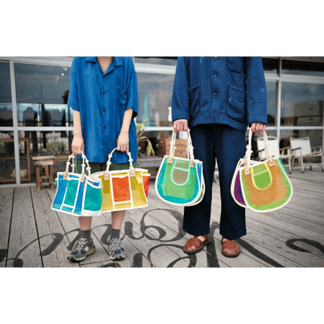 TARASUKIN BONKERS, みかん網のKNOT bag ''ROUND''