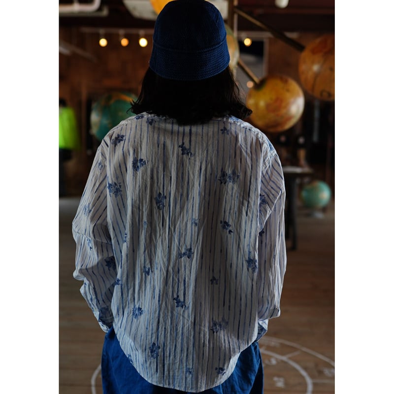 PORTER CLASSIC, ROLL UP 水彩 STRIPE SHIRT | Purve PORTER CLASSIC, ROLL UP 水彩 STRIPE SHIRT | Purve
