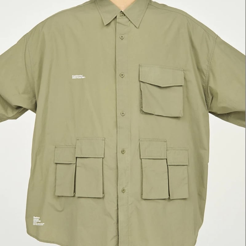 FreshService, NYLON TAFFETA MULTI POCKET SHIRT 