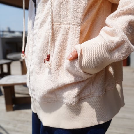 MONOSTEREO,Brach Towel Zip Hoodie