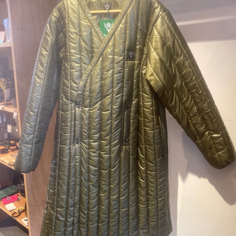 【未使用】South2 West8 V Neck Down Coat South2 West8 (サウスツーウエストエイト) V Neck Down Coat - C
