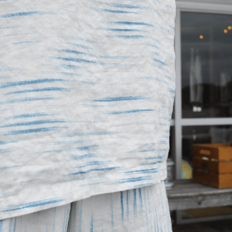 PORTER CLASSIC, OLD FRANCE INDIGO PRINT LONG SH