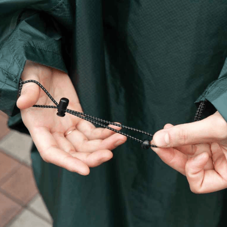 FAIRWEATHER, packable rain poncho