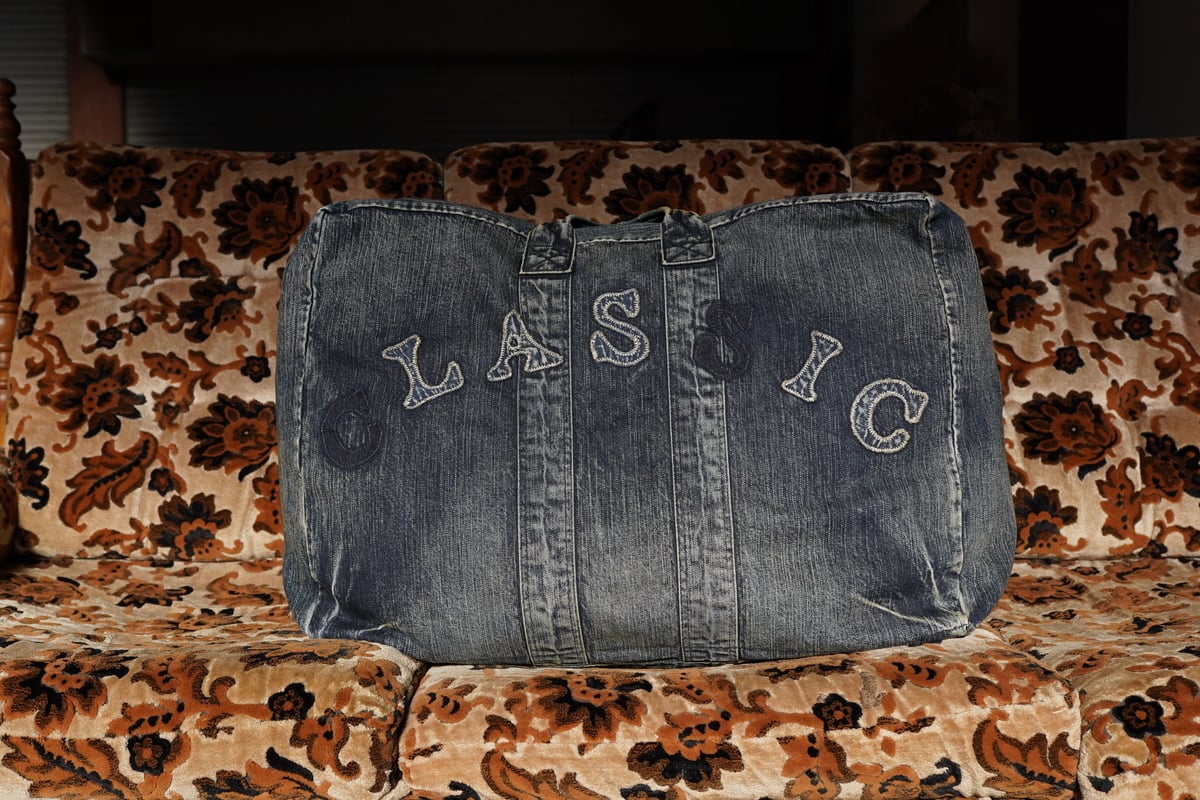 PORTER CLASSIC, VINTAGE DENIM BAG M (NEW) | Pur PORTER CLASSIC, VINTAGE DENIM BAG M (NEW) | Pur