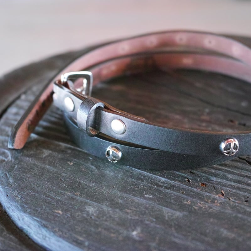 PORTER CLASSIC × WOLF'S HEAD PEACE BELT (15mm) ...