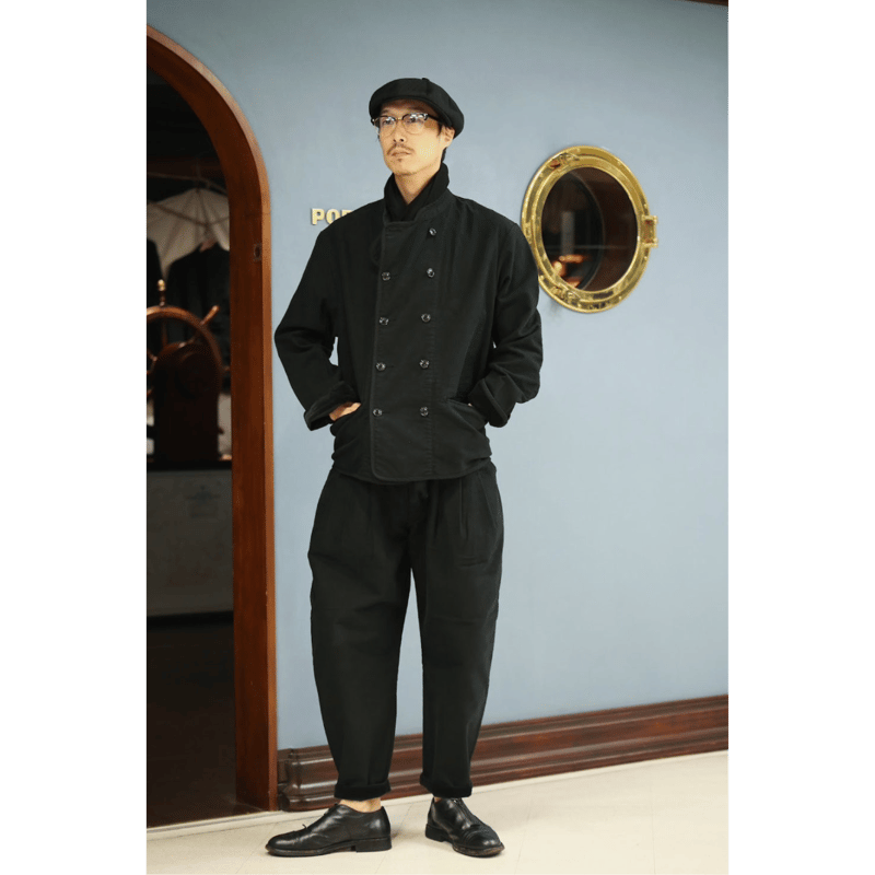 PORTER CLASSIC, MOLESKIN SHORT RIDERS JACKET |