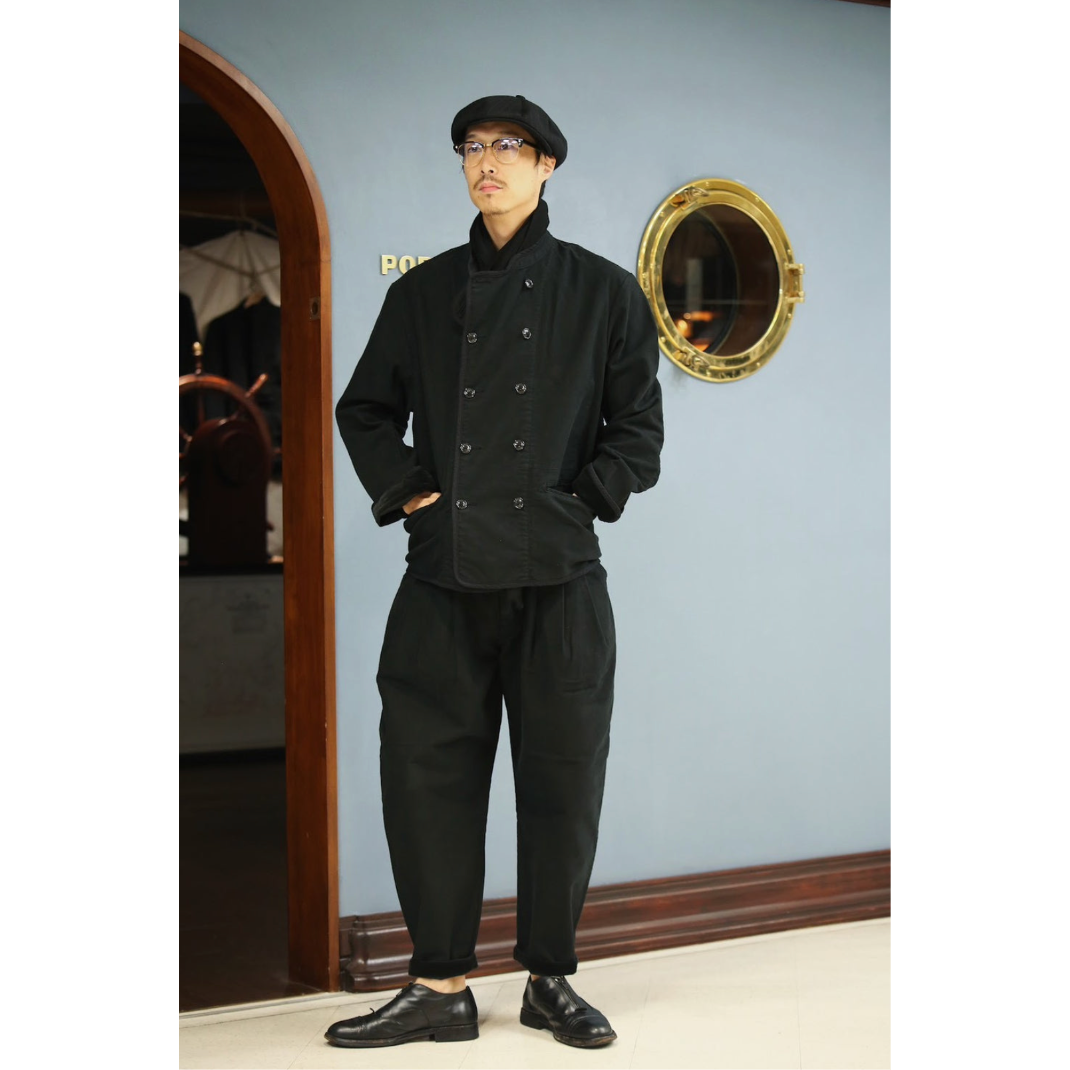 PORTER CLASSIC, MOLESKIN SHORT RIDERS JACKET |