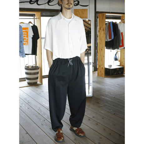 PORTER CLASSIC, OLYMPIC TUCKED PANTS