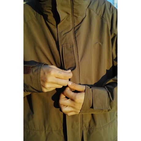 PORTER CLASSIC, WEATHER MILITARY JACKET / LINE NYLON ZU CONNECTION
