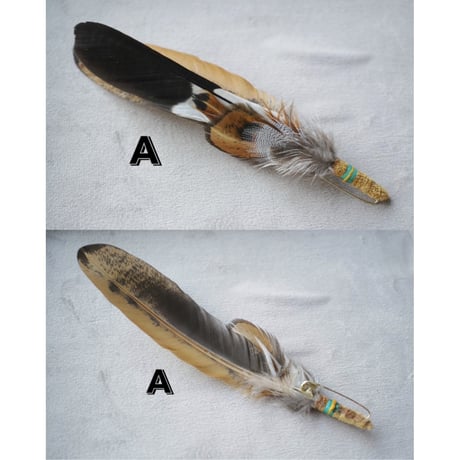 She Dances on Water, Unique and individual Feather Hat Pin