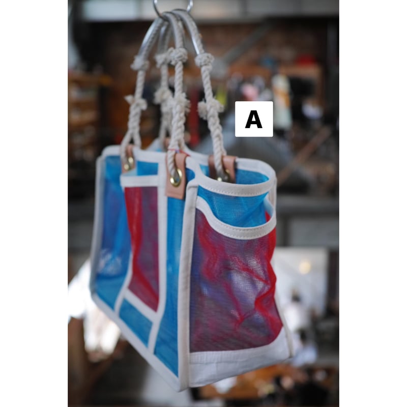 TARASUKIN BONKERS, みかん網のKNOT bag ''TOOL TOTE''