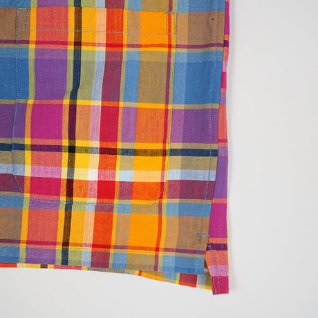 Nigel Cabourn×ORIGINAL MADRAS TRADING COMPANY,Rib V Neck