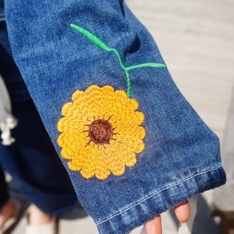 MONOSTEREO,Sunflower Fields Denim Jacket
