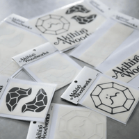 Akihiro Woodworks, Sticker