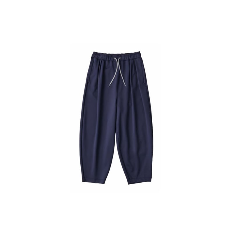 Porter Classic / ボトム/XL/ポリエステル/BLU/無地 PORTER CLASSIC, OLYMPIC TUCKED PANTS | Purveyors