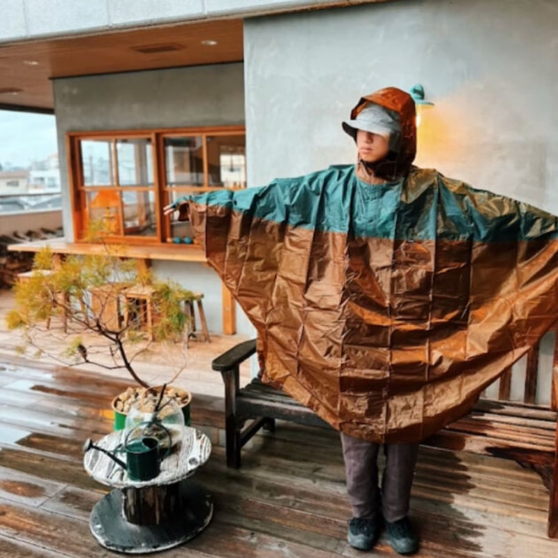 ブルーラグ FAIRWEATHER packable rain poncho - ウエア