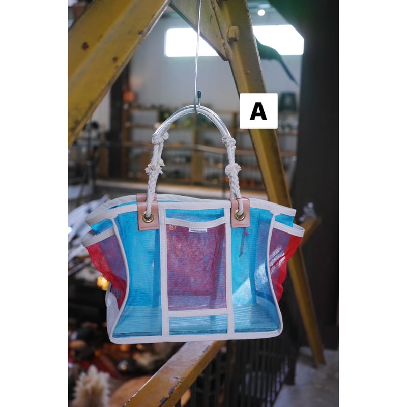 TARASUKIN BONKERS, みかん網のKNOT bag ''TOOL TOTE''