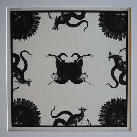 AlexanderLeeChang, draw and collage 25(Woodworks)